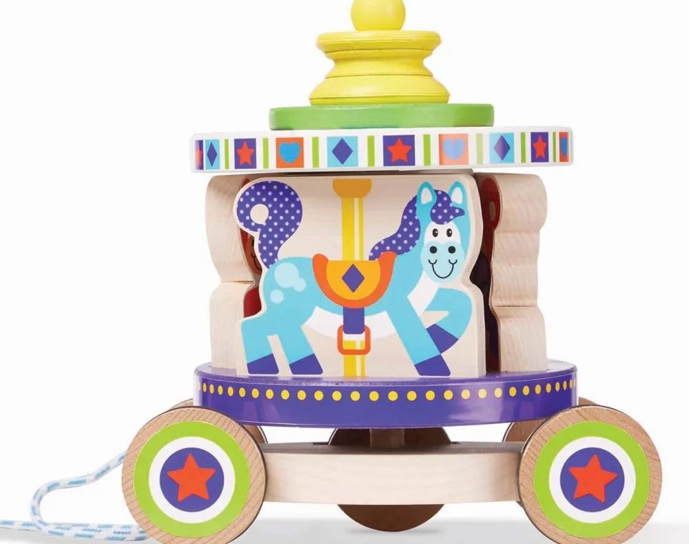 Online Melissa & Doug Trækkelegetøj - Karrusel