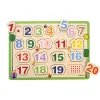 Træpuslespil med tal, 1-20