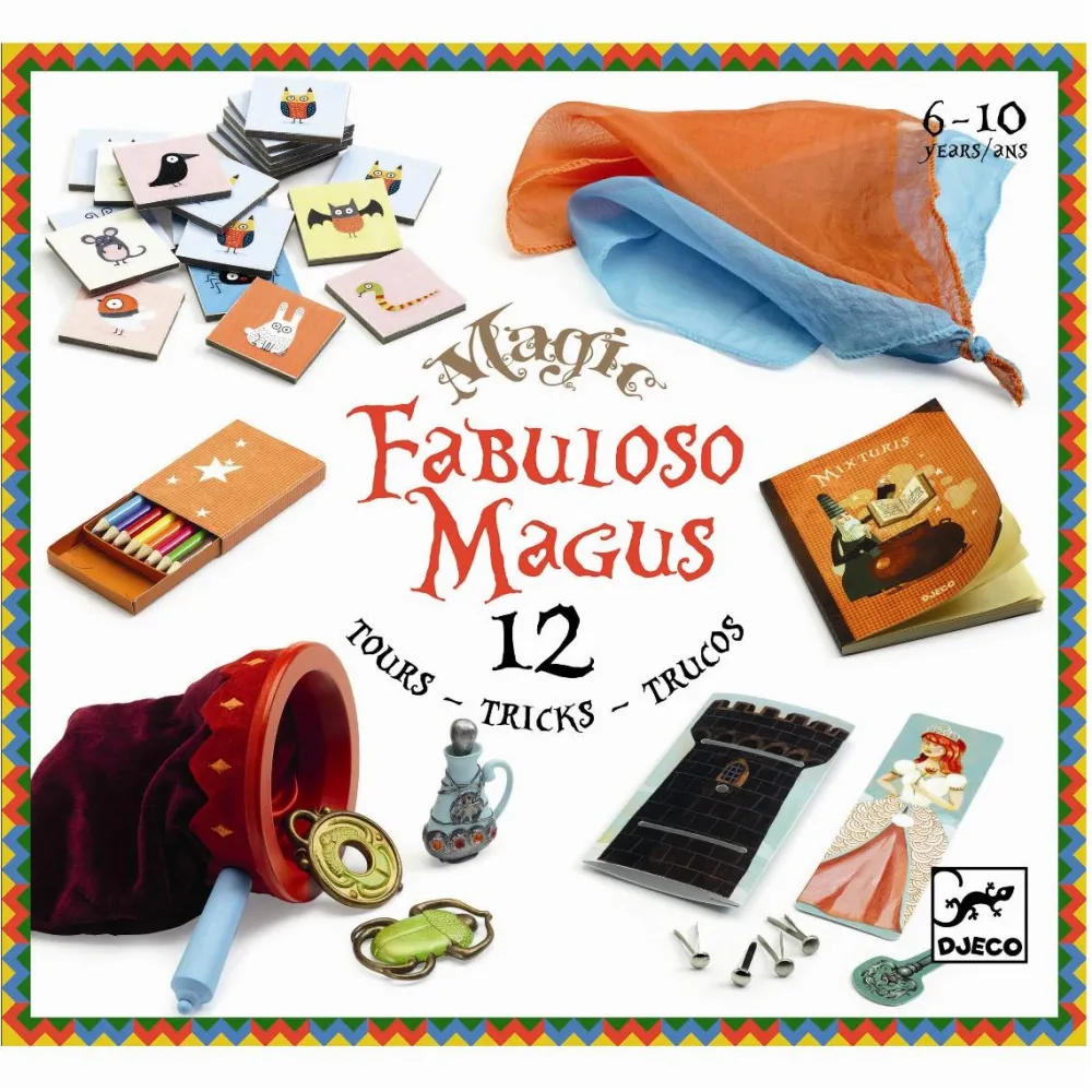 Outlet Djeco Tryllesæt - Fabuloso Magus med 20 tricks