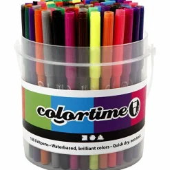 Hot Creativ Company Tusser - Basisfarver, 100 stk