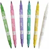 Hot Twin Markers - Metallic, 6 stk