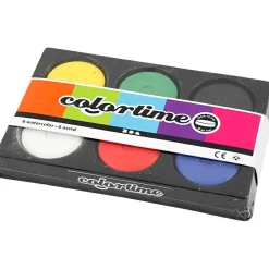 Sale Creativ Company Vandfarver Ø4,4 cm - Basisfarver, 6 stk