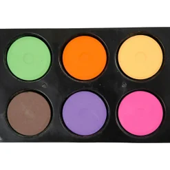 Hot Creativ Company Vandfarver Ø4,4 cm - Kulørt, 6 stk