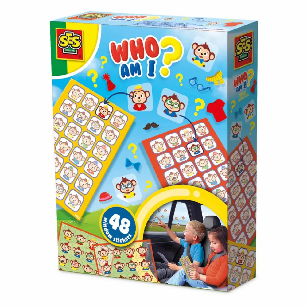 SES Creative Vinduesklistermærker - Hvem er jeg?