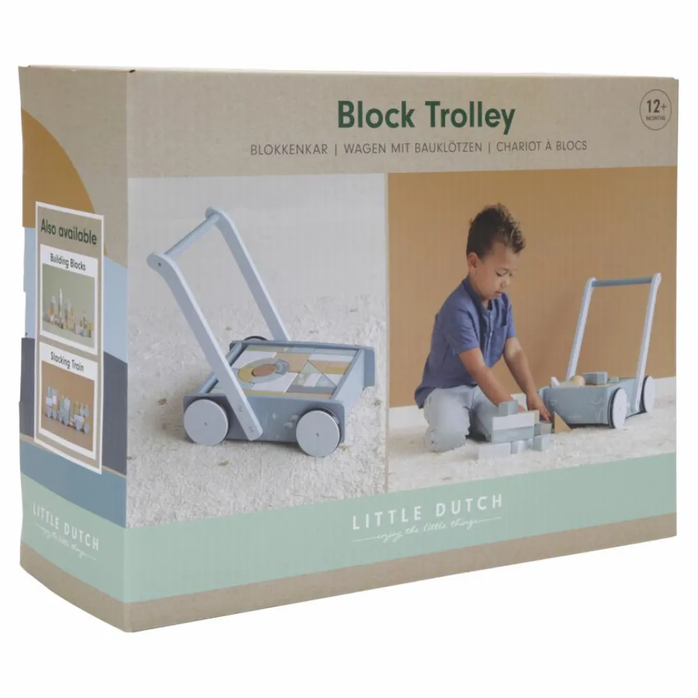 Hot Vogn med klodser - Blå
