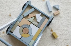 Hot Vogn med klodser - Blå