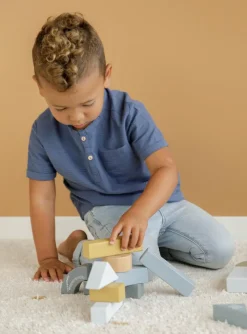 Hot Vogn med klodser - Blå