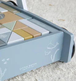 Hot Vogn med klodser - Blå